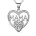 Elegant And Minimalist Women's Love Necklace MOM Pendant As A Mother's Day Gift_ipsvogv.com