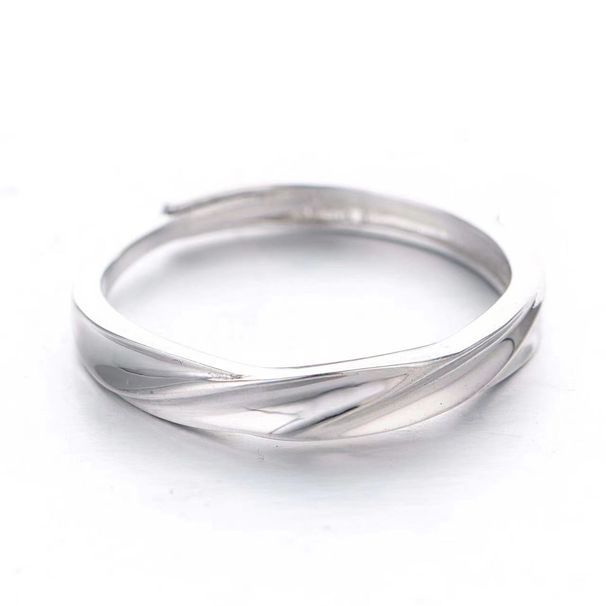 White Copper Strip Plated Genuine Gold Star River For Thousands Of Miles, Paired A Niche, Simple, Fashionable Couple_ipsvogv.com