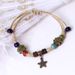 New Chinese Hand Woven Rope Bead Bracelet Exotic Ethnic Style For Women, Layered With Adjustable Drawstring_ipsvogv.com