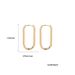 New Geometric Fashion High Quality Earrings U Shaped Arc Earrings Alloy Twist Oval Earrings_ipsvogv.com