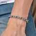 Threaded Straight Fashion Stainless Men's Titanium Steel Hip Hop Bracelet_ipsvogv.com