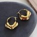 European And American Niche Design Twisted Metal Irregular Earrings Cold Wind Advanced Sense Personality Trendy Ear Buckle Short Women_ipsvogv.com