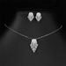 RAKOL Design Tassel Necklace, Hao Shi Collarbone Chain Earrings, French High-end Feeling, Ins Style Two-piece Set_ipsvogv.com