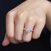 Ruby Flower Inlaid Moissanite Diamond Ring Luxury Beautiful 1 Carat Diamond Ring Wedding Ring Moissanite Ring_ipsvogv.com