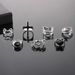 New Love Bat Snake Figure 8 Cross Hollow 7-piece Set Ring_ipsvogv.com
