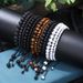Hot Selling Bracelet Men 4/6/8mm Tiger Eye Volcano White Turquoise Braided Bracelet Essential Oil Aromatherapy Beaded Bracelet_ipsvogv.com