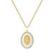 【 】 Shell Portrait Personalized Fashion Light Luxury Temperament Gorgeous Full Diamond Necklace Women's Versatile_ipsvogv.com