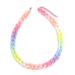 A Niche Geometric Colored Collarbone Chain With A Girlish Style Resin Necklace_ipsvogv.com