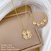 】 Women's 【 New Necklace, Two Piece To Heart Opening Four Leaf Flower Full Diamond Versatile Clavicle Chain, Titanium 【 】 Necklace, Chain,_ipsvogv.com