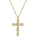 Fashionable 【 】 Cross Light Luxury Charm Gorgeous Full Diamond Necklace Women's Versatile Clavicle Titanium Steel Chain 【 】_ipsvogv.com