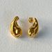 Spot Factory INS Fashionable Niche INS Retro Titanium Steel Hammer Face Tear Earrings Earrings_ipsvogv.com