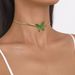 10724 Jewelry Sexy Modern Butterfly Choker Neckchain with a Sweet and Unique Geometric Necklace_ipsvogv.com