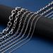 1.5/2/3/4/5/6MM stainless steel corner chain with plain chain gold/steel/black 45 75cm_ipsvogv.com