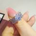 Online celebrity new classic six claw luxury group set ring popular women's ring r7851_ipsvogv.com