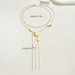 Wind Geometry Love Necklace, Women's Versatile Long Pendant, Tassel Design, Clavicle Chain, High Grade Sensory Item_ipsvogv.com