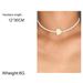 Bohemian Style Peach Heart Pearl Clavicle Necklace Colored Rice Bead Necklace Female_ipsvogv.com