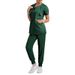 Women's ready-to-use oral dentist surgical gown split toiletry suit elastic quick-drying hospital nurse uniform_ipsvogv.com