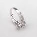 Mosang Stone Double Rowed Round Wrap S Pure Silver Women's New Set with Light Luxury and Noble Style Ring_ipsvogv.com