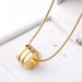 Simple temperament titanium steel men's pendant necklace does not fade trendy neutral women's clavicle advanced snake bone chain accessories_ipsvogv.com