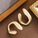 Exaggerated Personality INS Style Irregular Geometric For Women With A Sense Of Light Luxury, Fashionable Silver Needle_ipsvogv.com