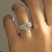 Sanjie Full Couple Princess Round Diamond Set Fashion Luxury Engagement Ring Women's Straight_ipsvogv.com