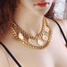 Jewelry Geometry Thick Chain Multi Layered Decoration Female Personality Relief Figure Pendant Tassel Necklace_ipsvogv.com