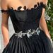 Bride Hand Woven Belt Floral Rhinestone Leaf Waist Chain Wedding Dress Accessories Waist Seal_ipsvogv.com