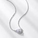 Global New Product S925 Silver Moissanite Necklace Female Teardrop Shaped Versatile Clavicle Chain Fashionable And Simple_ipsvogv.com