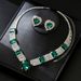 Jewelry Fashion Accessories Party Women's Heart Necklace And Earring Set_ipsvogv.com