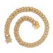 Hip Hop Feet Jewelry Accessories Alloy Lock Buckle Water Bracelet Full Chain Men's Necklace Women's Oval Diamond_ipsvogv.com