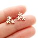 Spring new stainless steel small daisy flower earrings for girls simple and fresh flower stamen ear bone studs spot_ipsvogv.com
