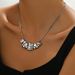 Minimally designed long necklace with women's niche folds, irregular pendant design, collarbone chain necklace, and_ipsvogv.com
