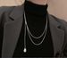 Layered Long Snake Bone Necklace For Women's Instagram Style Hoodie Sweater Hip-hop Sweet Cool Spicy Girl Collarbone_ipsvogv.com