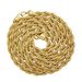Hip Hop Plain 2-8mm Thick Encryption Stainless Steel Fried Dough Twists Color Preserving Electroplating Twisted Rope_ipsvogv.com