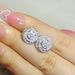 New Earrings Exquisite Full Diamond Zircon Flower Earrings for Women Temue8082_ipsvogv.com