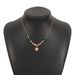 N12095 New Chinese Sun Inlaid Pearl Necklace with Instagram Style High Grade Glass Beads Layered Collar Chain_ipsvogv.com