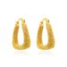 Women’s Jewelry Set Fashion High Grade Frosted Shimmering Triangle Earrings Elegant MetallicStyle Retro Earrings Light Luxury And Versatile Earrings_ipsvogv.com