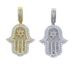 Hip Hop New Star Palm Pendant With Full Diamond Men's Necklace_ipsvogv.com