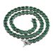 Men And Women's Jewelry 7mm Emerald Zircon Cuban Link Tennis Chain Hip Hop Unisex Necklace, 45cm-60cm Adjustable Length_ipsvogv.com