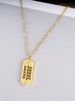 Xiangyun Abacus Japanese And Korean Fashion Gold Necklace Women's Simple Collarbone Chain Titanium Steel Accessories_ipsvogv.com