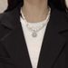 Chinese Retro Ethnic Style Titanium Steel Sun Necklace For Men And Women High End Design Ancient Style Beaded Clavicle Chain_ipsvogv.com
