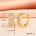 Cao Shi Exaggerates Personality Korean Zircon Love Earrings, Circle Style Heart Shaped Earrings_ipsvogv.com