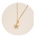 Unique Design Full Diamond Six Pointed Star Pearl Snowflake Necklace, Light Luxury And Niche, High-end Feeling, Titanium_ipsvogv.com