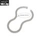 New Necklaces Exaggerated Personality, Gold Full Diamond Titanium Steel, Cuban Chain With Necklace Accessories_ipsvogv.com