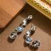 Fashionable Exquisite Vacation Style Colorful Crystal Tassel Women With A Sense Of Luxury, Long And Slim Silver Needle_ipsvogv.com
