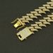 Hot selling new product men's inlaid short thorn Cuban bracelet, domineering and exaggerated full diamond bracelet_ipsvogv.com