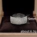 hot selling five row diamond ring, popular fashion jewelry for men and women_ipsvogv.com