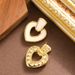 Elegant Hollowed Out Heart-shaped Pendant With Feminine Temperament, Simple And High-end Silver Needle Earrings_ipsvogv.com