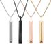 Simple Style, Hot Selling, Adjustable Breathing, Slow Pressure, Stainless Steel Pendant Necklace, Fashionable_ipsvogv.com