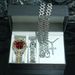 Women’s Jewelry Set Fashion Fashion All Match Cross Necklace 15MM Diamond Cuban Chain Necklace Bracelet Men's Watch Set Gift Box_ipsvogv.com